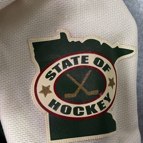 Men’s XL NHL Jersey Minnesota Wild Green “State of Hockey” Official Licensed - Picture 4 of 8